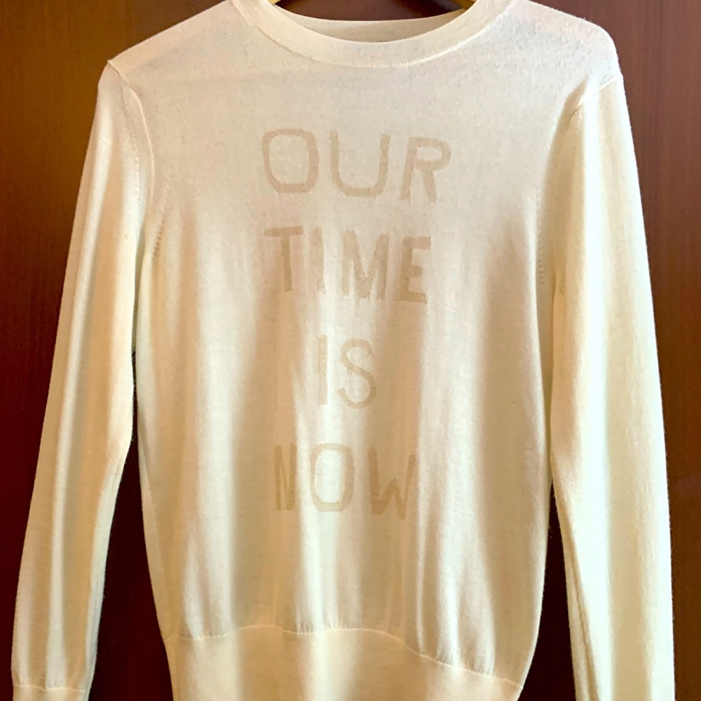 Theory
Our Time Is Now Silk ivory